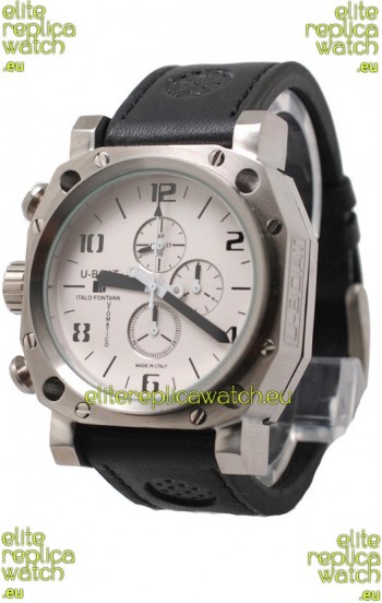 U-Boat Thousand of Feet Japanese Replica Watch in White Dial