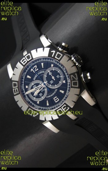 Roger Dubuis EasyDiver Swiss Watch in Black Dial - Ultimate Mirror Replica Watch