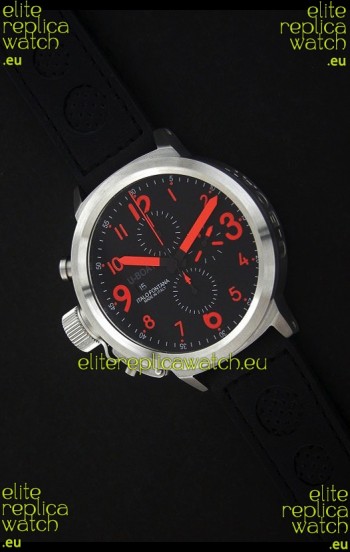 U-Boat Flightdeck Watch in Black Dial