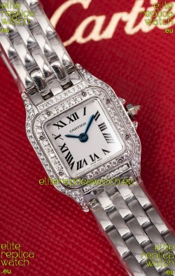 Cartier PANTHERE Superclone 20MM Swiss Replica Watch in Steel Case