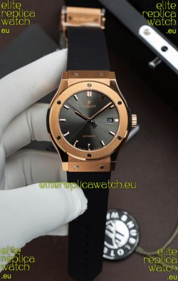 Hublot Super Clone Classic Fusion Titanium Rose Gold Grey Dial 42MM Watch