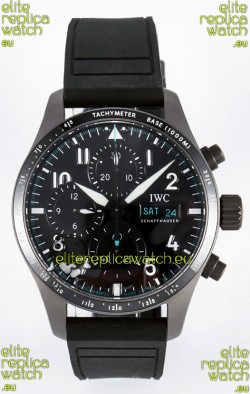 IWC Pilot's IW388305 Super Clone Chronograph 41 Mercedes-AMG Titanium Watch