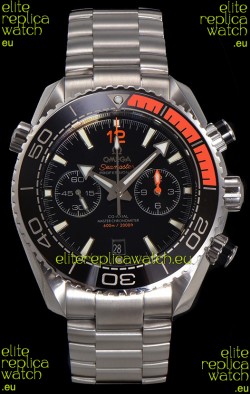 Omega Super Clone Planet Ocean 600M Chronograph 904L Steel Replica Watch 