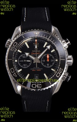 Omega Super Clone Planet Ocean 600M Chronograph 904L Steel Replica Watch 