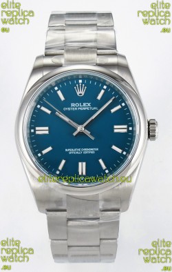 Rolex Oyster Perpetual Super Clone REF#126000 36MM Blue Dial Swiss Replica