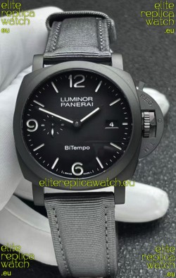 Panerai Luminor Super Clone PAM1467 Bi-Tempo Titanium Watch 42MM