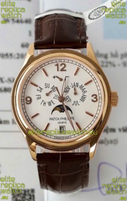 Patek Philippe Complications 4946R Swiss Replica Watch in White Dial 