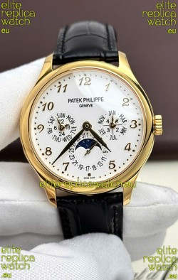 Patek Philippe Complications 5327G-001 Yellow Gold White Dial Swiss Replica
