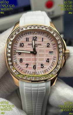 Patek Philippe Super Clone Aquanaut 5268R Rose Gold Automatic Pink Dial 38.8MM