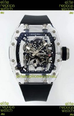 Richard Mille RM055 Transparent Sapphires Casing with Genuine Tourbillon Super Clone Watch
