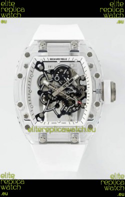 Richard Mille RM055 Transparent Sapphires Casing with Genuine Tourbillon Super Clone Watch
