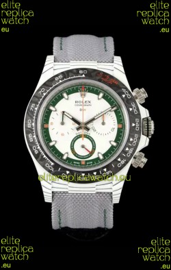 Rolex Daytona DiW Alpine Edition Watch - Forged Cabon Casing 1:1 Mirror Replica