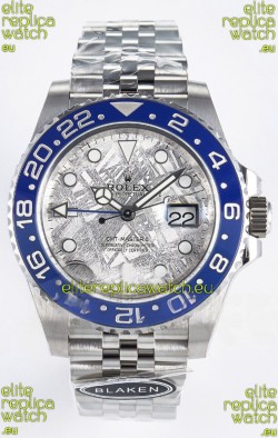Rolex GMT Masters II Super Clone 126716 "Blaken" 904L Steel Meteorite Dial Watch 
