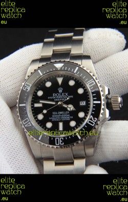 Rolex Sea Dweller Japanese Movement Replica Watch Black Dial 44MM