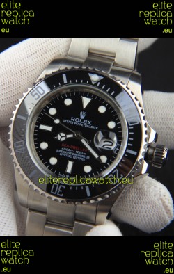 Rolex Sea Dweller Japanese Movement Replica Watch Black Dial 43MM