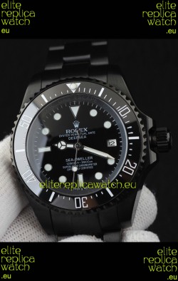 Rolex Sea Dweller Japanese Movement Replica Watch Black Dial 44MM