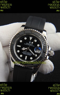 Rolex Yachtmaster Stainless Steel Japanese Replica Watch - 40MM