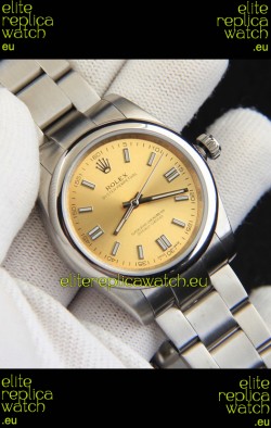 Rolex Oyster Perpetual Japanese Movement Replica Watch 36MM - Champange Dial