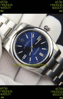 Rolex Oyster Perpetual Japanese Movement Replica Watch 36MM - Blue Dial