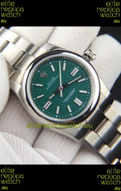 Rolex Oyster Perpetual Japanese Movement Replica Watch 36MM - Green Dial