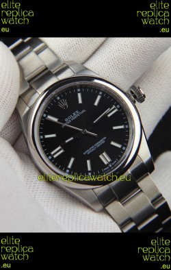 Rolex Oyster Perpetual Japanese Movement Replica Watch 41MM - Black Dial