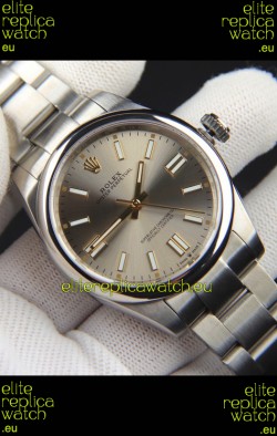 Rolex Oyster Perpetual Japanese Movement Replica Watch 41MM - Grey Dial