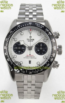 Tudor Super Clone Black Bay Chronograph Watch in White Dial