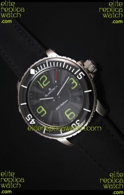Blancpain 500 Fathoms Swiss Replica Watch in Grey Dial - 1:1 Mirror Edition