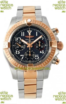 Breitling Avenger B01 Chronograph 45 Two Tone Rose Gold 1:1 Mirror Swiss Replica Watch 