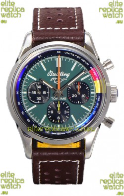 Breitling Top Time B01 Ford Mustang Leather Strap 1:1 Mirror Swiss Replica Watch 