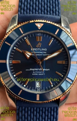 Breitling SuperOcean Heritage II B20 44MM Blue Dial Two Tone Bezel 1:1 Mirror Replica