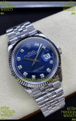 Rolex Datejust 126234 36MM Swiss Replica in 904L Steel in Blue Dial 1:1 Mirror Replica