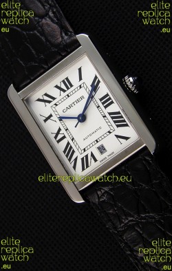 Cartier Tank Solo Swiss Automatic Watch in Steel Strap 31MM Wide 