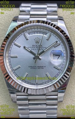 Rolex Day Date Presidential 904L Steel 40MM - Steel Dial 1:1 Mirror Quality Watch