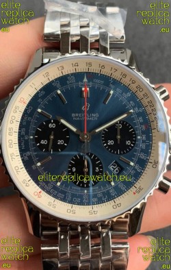 Breitling Navitimer 1 B01 Chronograph Edition 43MM - Bllue Dial 904L 1:1 Mirror Replica Watch