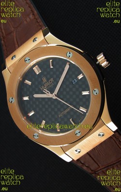 Hublot Classic Fusion King Gold Swiss Replica Watch - 1:1 Mirror Replica
