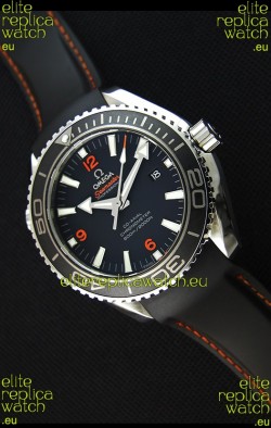 Omega Seamaster Planet Ocean Swiss Black Strap Replica 45MM 1:1 Ultimate Edition Watch 