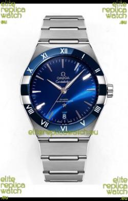 Omega Co-Axial Constellation Stainless White Blue Dial 1:1 Mirror Replica 41MM