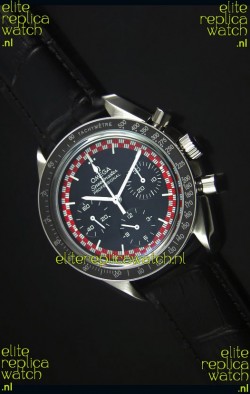 Omega Speedmaster Tintin Moon Swiss Replica Watch with Leather Strap