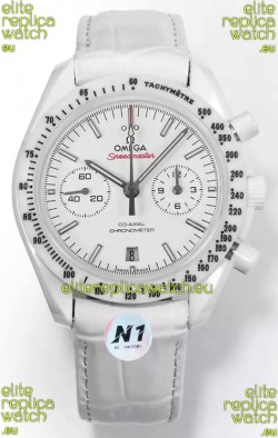 Omega Speedmaster Super Clone White Side of the Moon Ceramic Casing Watch 