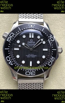 Omega Seamaster Super Clone 300M Master Chronometer Black Swiss 904L Steel Watch