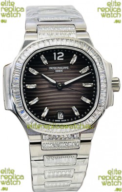 Patek Philippe Nautilus 7118 35MM 1:1 Stainless Steel Grey Dial 1:1 Mirror Replica Watch