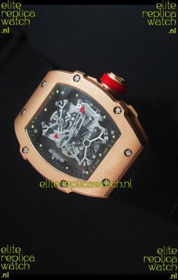 Richard Mille RM027 Tourbillon Rafael Nadal Edition Swiss Watch in 18K Rose Gold