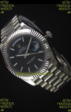Rolex Day-Date Stainless Steel Replica Watch 40MM 2836-2 Swiss Movement
