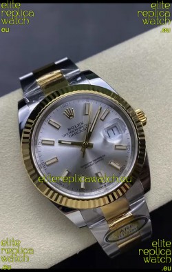 Rolex Datejust M126333 41MM ETA3235 72 Hours Power Steel Dial Oyster 1:1 Mirror Replica Yellow Gold 904L Steel