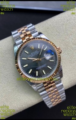 Rolex Datejust 126231 36MM Swiss 1:1 Mirror Replica Watch in 904L Steel - Grey Dial