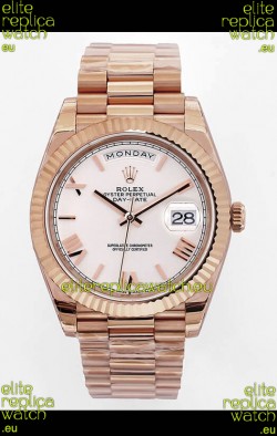 Rolex Day Date Presidential 18K Rose Gold Watch 40MM - Olive Green Dial 1:1 Mirror Quality