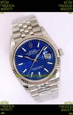 Rolex Datejust Fluted-Motif Dial 41MM Cal.3135 Movement Swiss Replica Watch in 904L Steel Casing