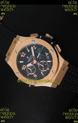 Hublot Big Bang Pink Gold Casing Swiss Watch 40MM - 1:1 Mirror Replica 