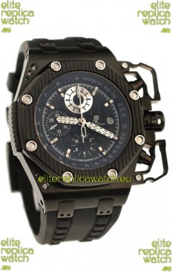 Audemars Piguet Royal Oak Offshore Survivor Swiss Chronograph Watch in Black
